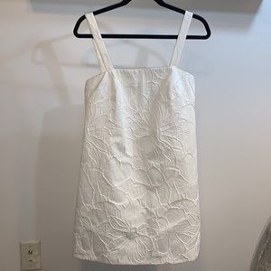 J Crew White Floral Dress